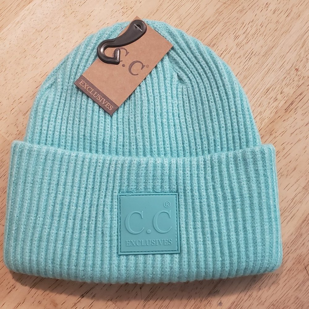 Mint Hat and Scarf Set